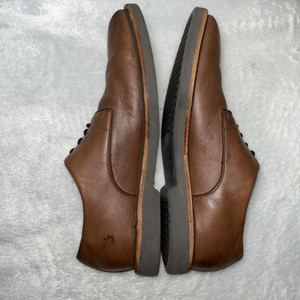 Gentle‎ Souls Oxfords Men's Size 8.5 Brown Cognac Leather Classic Shoes Designer